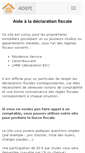 Mobile Screenshot of adefi-declarationfiscale.fr